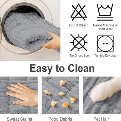 Couch Cover for Dogs, Washable Non Slip Plush Flannel Sofa Protector | Thick - Image 7