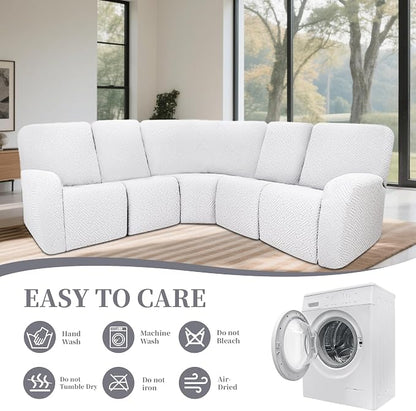 100% Waterproof Sectional Recliner Couch Covers - Image 8