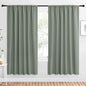 NICETOWN 2 Panels Blackout Curtains, Rod Pocket Window Curtains Room Darkning by NICETOWN