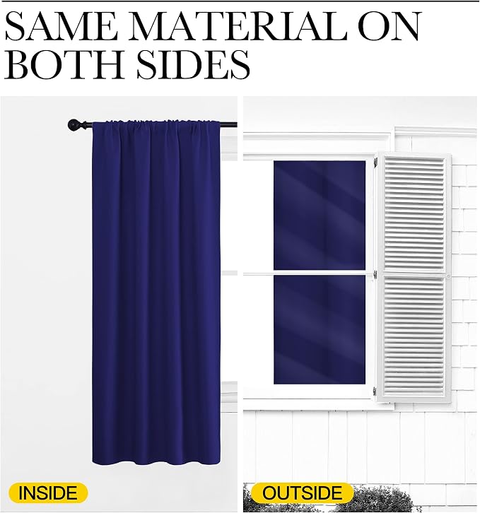NICETOWN RV Blackout Curtains for Camper Windows, Short Blackout Curtains & - Image 5