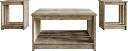 HOME DESIGN Nashua 3 Piece Coffee Table Set - Image 4