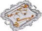 Funly mee Antique Trinket Dish Vintage Metal Jewelry Tray, Ring Holder by Funly+mee