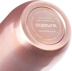 Cupture TWIST-TOP Vacuum-Insulated Stainless Steel Travel Mug, 16 oz, Rose Gold