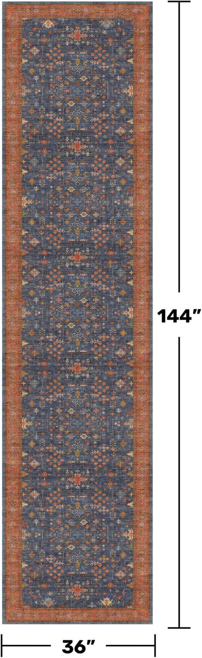 Washable 12 ft Long Runner for Hallway - Image 2
