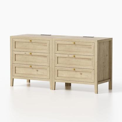 EYYTHUNG Farmhouse Night Stand - Image 8