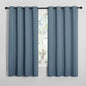 NICETOWN Smoky Blue Blackout Curtains 68 inches Length by NICETOWN