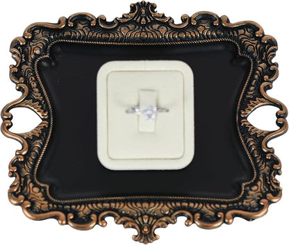 Funly mee Antique Trinket Dish Vintage Jewelry Tray, Ring Holder by Funly+mee