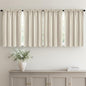 MIULEE Set of 4 Cream Beige 45 Inch Short Blackout Kitchen Window Curtains | by MIULEE