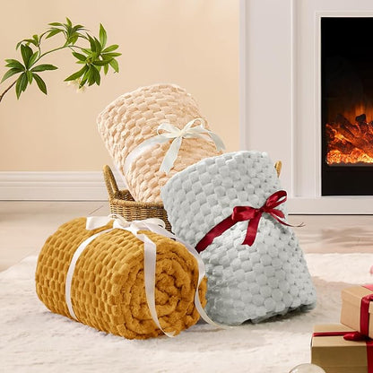 BEDELITE Mustard Yellow Twin Blanket - Image 6