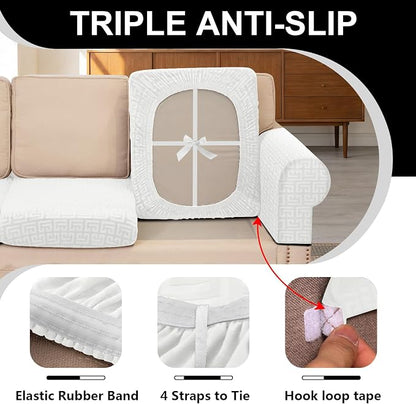 UNBBRRL Stretch Couch Armrest Covers - Image 3