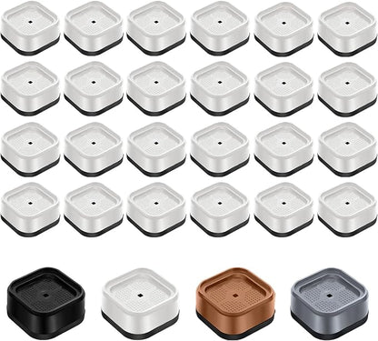 shouwuhho 24 Pack Furniture Risers Adjustable Bed Risers Heavy Duty Lifts by EnjoyLifeEnjoyHappiness