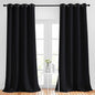 NICETOWN Blackout Black Curtains & Drapes 90 inches Long by NICETOWN
