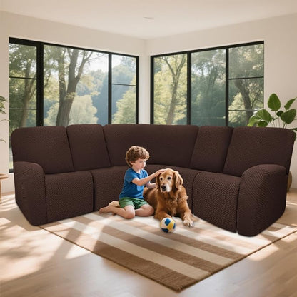 100% Waterproof Sectional Recliner Couch Covers - Image 2