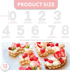Cake Stencils (12 inch Numbers + 50 Bags)
