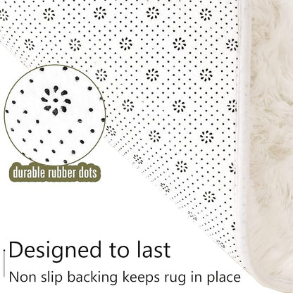 LOCHAS 5x8 Area Rugs Fluffy Living Room Carpets - Image 7
