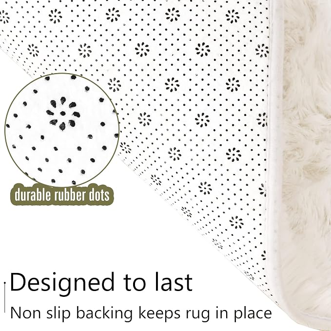 LOCHAS 4x6 Area Rugs Fluffy Living Room Carpets - Image 8