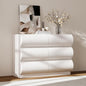 homary Modern 6 Drawers Dresser, 39.4" Wide Faux Leather Chest of Drawers by Homary