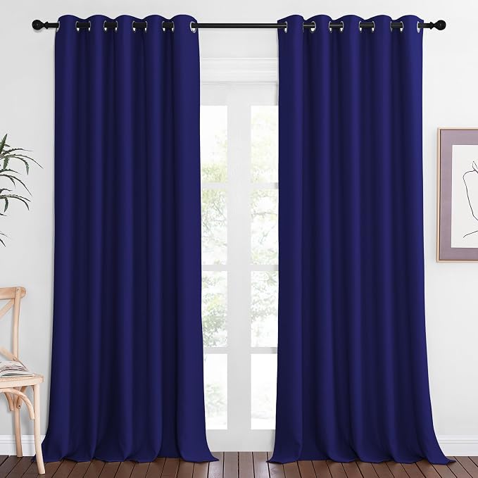 NICETOWN Sliding Door Window Treatment Blackout Patio Door Curtain Panels by NICETOWN