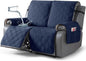 TAOCOCO 100% Waterproof Oversized Loveseat Recliner Cover, Non Slip Split Couch by TAOCOCO