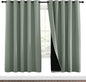 NICETOWN 100% Blackout Window Curtain Panels, Full Light Blocking Drapes by NICETOWN