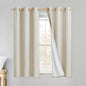 NICETOWN Linen Blackout Curtains 45" Long by NICETOWN