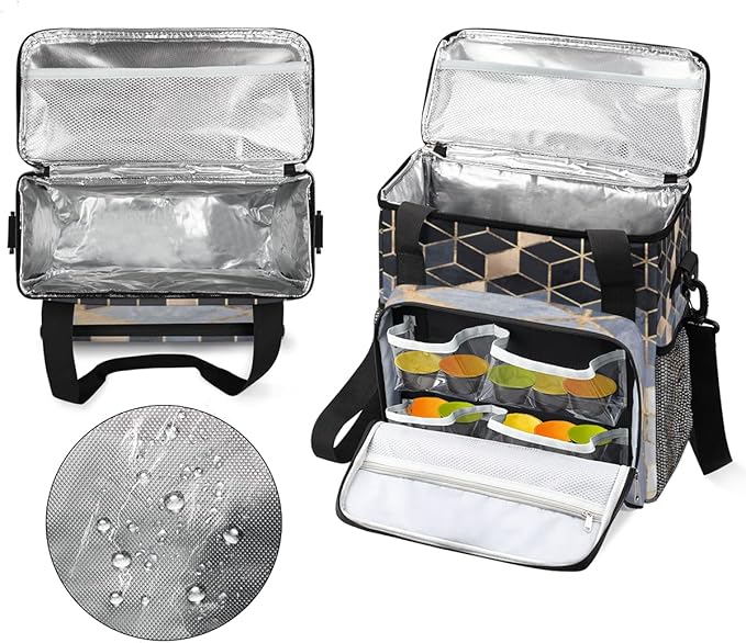cfpolar Coffee Maker Storage Bag, Waterproof Travel Carrying Storage Tote Bag Organizer Case, Compatible with K-Mini or K-Mini Plus, And Suitable for Other Accessories， With Pockets for K-Cup Pods