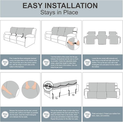 Genina Waterproof Recliner Cover - Image 2