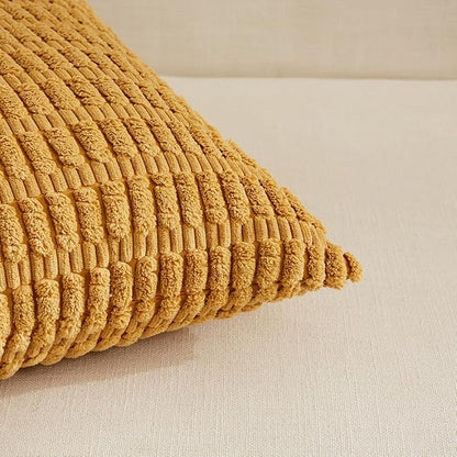 Fancy Homi 4 Packs Decorative Throw Pillow Covers - Image 4