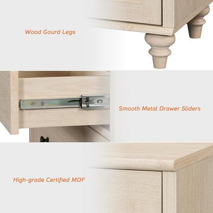 WAMPAT Farmhouse TV Stand for 75 inch TV - Image 7