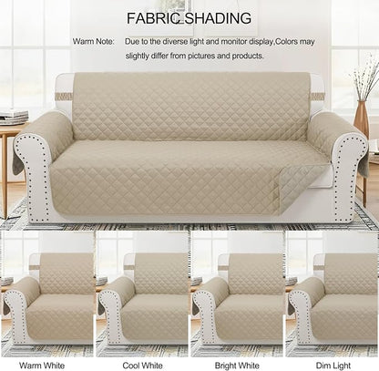Reversible Chair Covers for Recliner Oversized, Sand/Beige | Recliner Oversized - Image 8