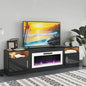 PRETZI Fireplace TV Stand with 36" Fireplace Up to 90" TVs, Remote Control by PRETZI