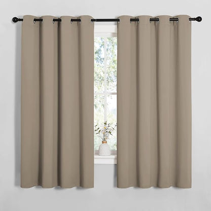 NICETOWN Bedroom Curtain Panels Blackout Draperies, Thermal Insulated Solid by NICETOWN