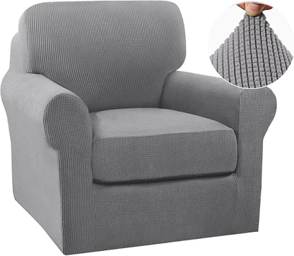 Turquoize 2 Piece Chair Covers Chair Slipcovers by Turquoize
