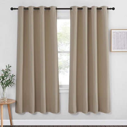 NICETOWN Blackout Curtain Drape 72 inch Long by NICETOWN