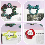 9-in-1 Christmas Resin Bookmark Mold Set - Reindeer/Snowflake/Tree/Heart/Star Silicone Molds for Epoxy Paperclips & Standard Bookmarks, Holiday Gift Crafts,DIY Supplies, Book Lovers Gift