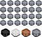 shouwuhho 24 Pack Furniture Risers Adjustable Bed Risers Heavy Duty Lifts by EnjoyLifeEnjoyHappiness