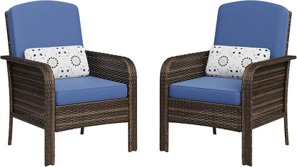 GarveeHome 2-Piece Outdoor Patio Furniture Set, All-Weather Rattan Chairs - Image 8