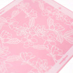 Floral Cake Stencil - Seamless Delicate Pattern for Decorating Tall Double Barrel Cake to Use with Buttercream, Royal Icing, Ganache, Paint, Airbrush (Magna)