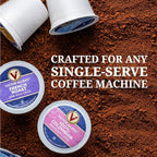Victor Allen's Coffee Italian Roast, Dark Roast, 80 Count, Single Serve Coffee Pods for Keurig K-Cup Brewers
