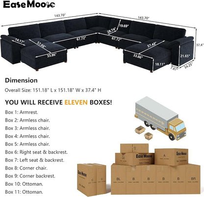 EASE MOOSE Oversized Modular Sectional Sofa - Image 2
