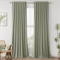 Sage Green 100% Blackout Curtains 126 Inch Length 2 Panels Set by Guken