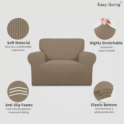 Easy-Going Stretch Oversized Chair Slipcover - Image 3