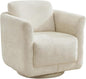 Swivel Accent Chair, 360° Chenille Barrel Swivel Chair by Future-readycomfortformoder