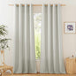 NICETOWN Thick Linen Gray Curtains by NICETOWN