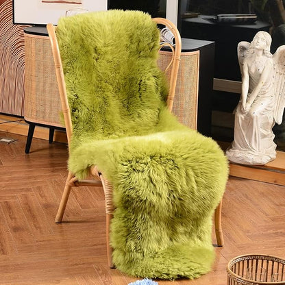 LLB Genuine Sheepskin Area Rug Wool Rug Fur Carpet Fluffy Shaggy Fur Rug by LLB