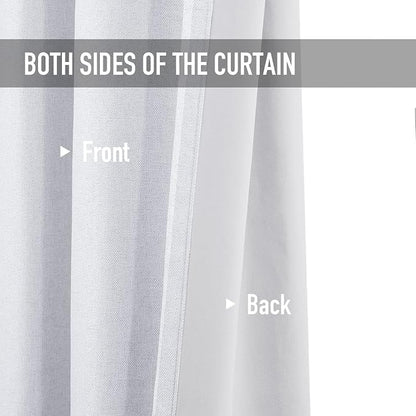 100% Blackout Linen Textured Short Small Curtains - Image 5