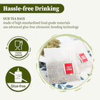 FullChea - Yerba Mate Tea Bag, 40 Teabags, 3g/bag - Unsmoked, Cultivated From Argentina - Rich In Antioxidants And Plant Nutrients