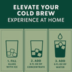 Starbucks Cold Brew Coffee Concentrate, Sweetened Signature Black, 100% Arabica, Multi-Serve Bottle (32 Fl Oz)