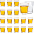 16 Piece Shot Glasses Set 50ML/1.5oz.Small Espresso and LiquorGlasses for Whiskey TequilaVodka, Thick Glass Cups forPotter Style Cocktails Bar Party
