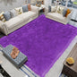 Latepis Fluffy Shaggy Fuzzy Fur Rugs Purple 6.7x10 Large Living Room Rug by Latepis